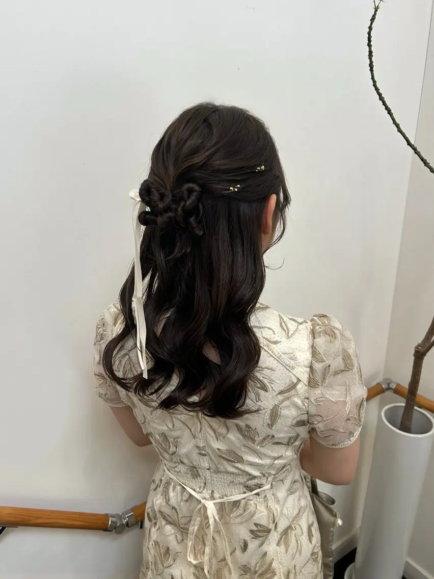 ロング ヘアアレンジ ヘアセット lapis / soraのヘアスタイル