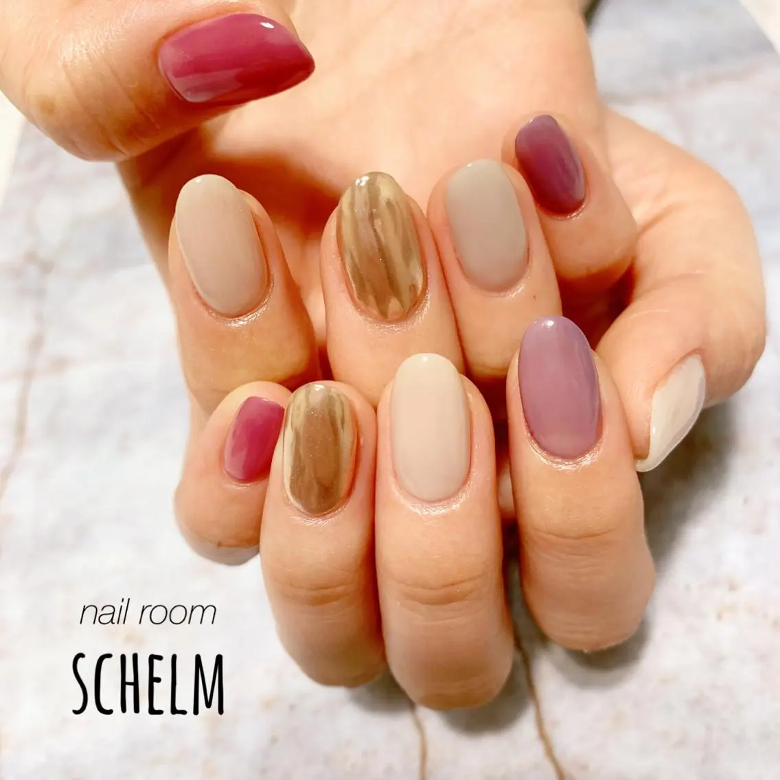 ネイル ハンドネイル nail room シュレムのネイルデザイン