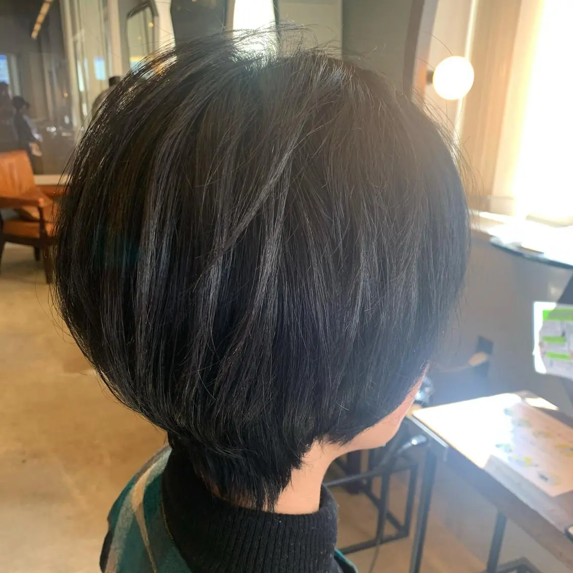 ショート ボブレイヤー ショートレイヤー ボブ レイヤーカット ショートヘア カット 佐藤 美紅のヘアスタイル
