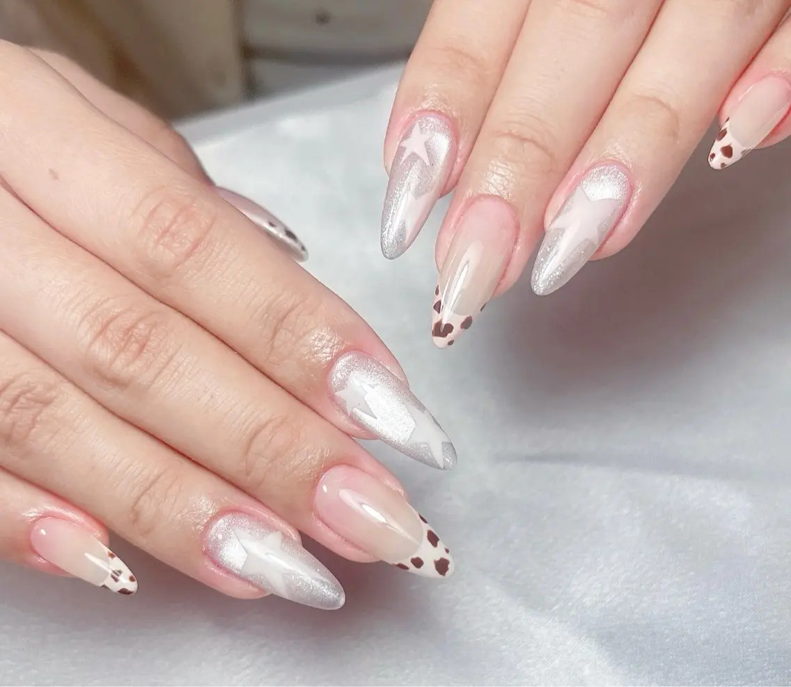 ネイル ハンドネイル Aura Nail 長さだし/パラジェルのネイルデザイン