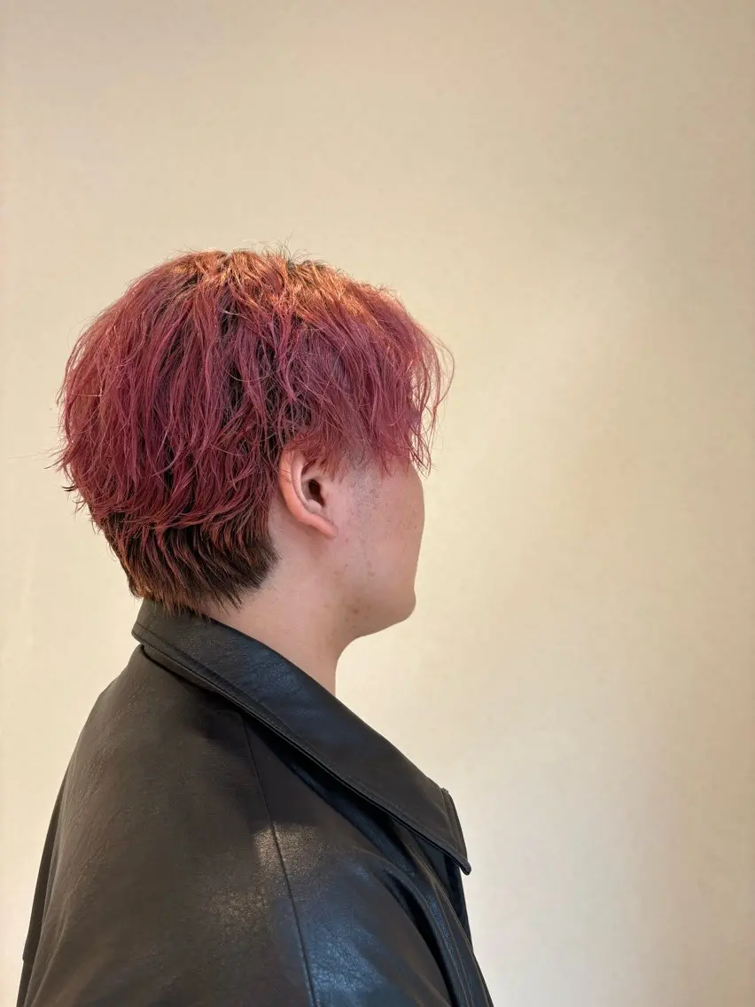 ショート メンズ カット パーマ イシカワ ユウタのヘアスタイル