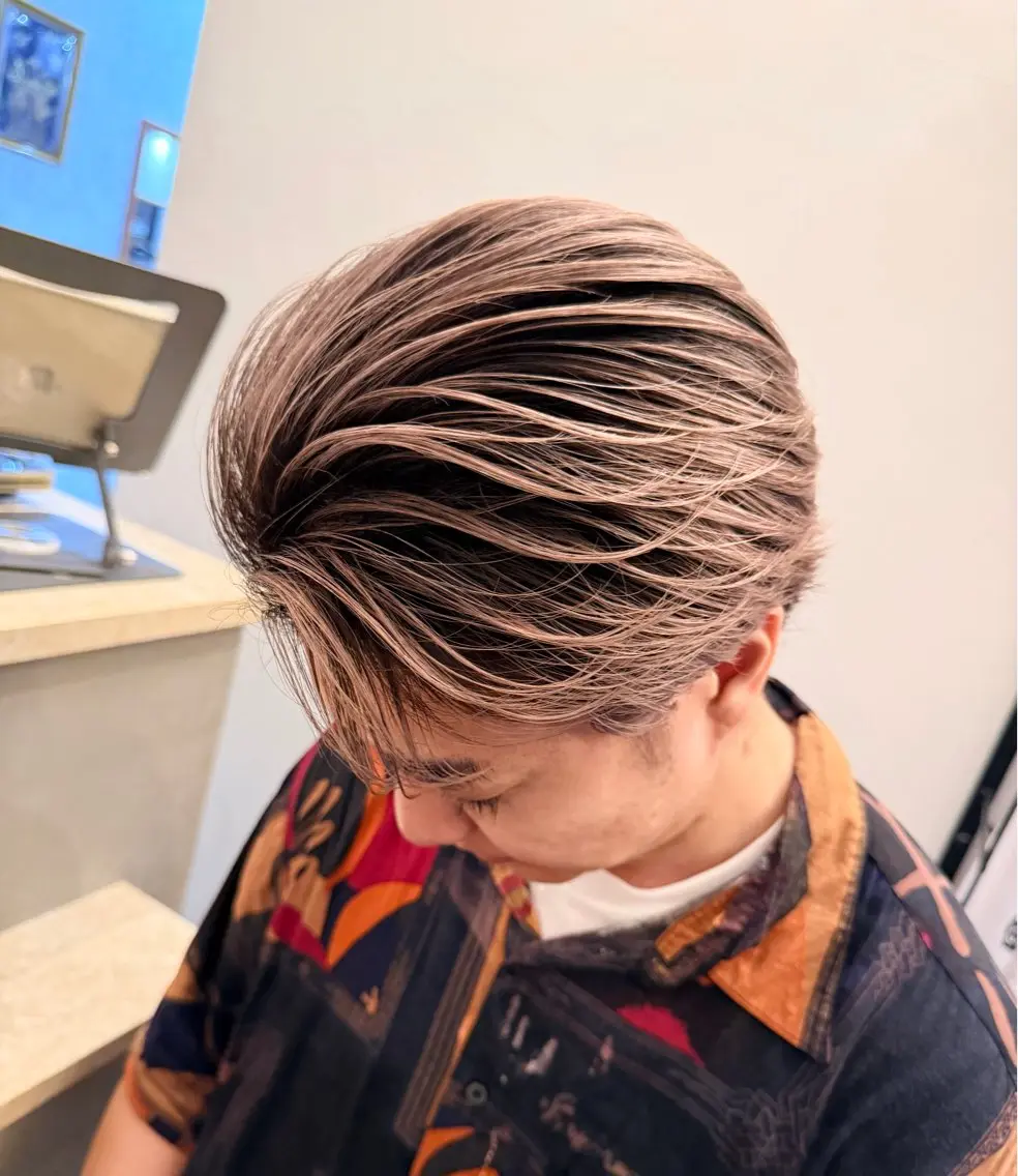 🌟メンズトレンド体験《特別モデル価格》メンズバレイヤージュ＋グリッターボンド＋BYKARTEトリートメント🌟の写真