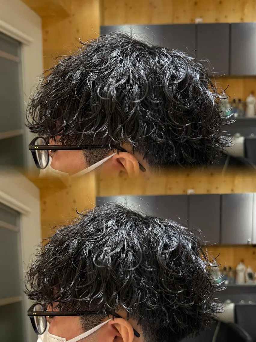 パーマ メンズ パーマ 縮毛矯正モデル募集中 SORAのヘアスタイル