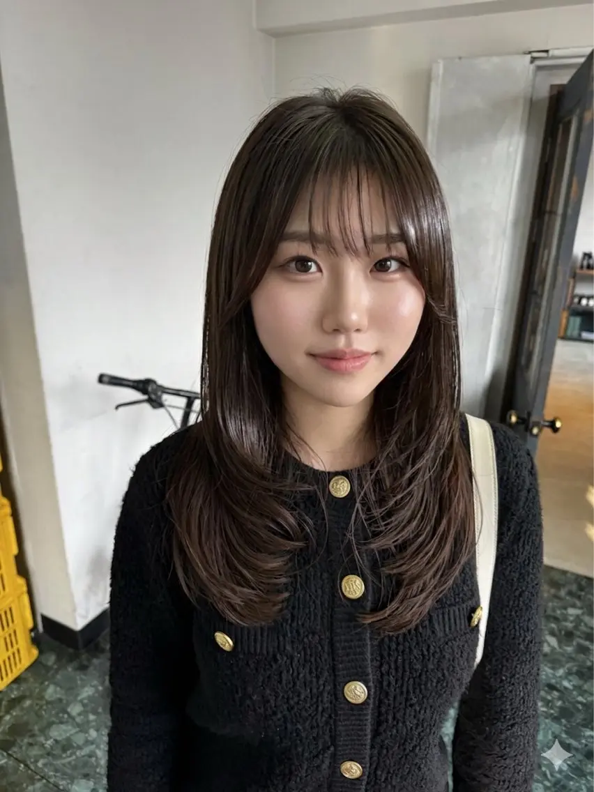 骨格補正カット＋トリートメントの写真