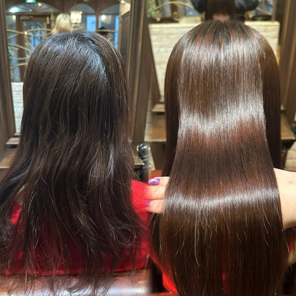 ロング 縮毛矯正 🐺イノウエ サキ🐺のヘアスタイル