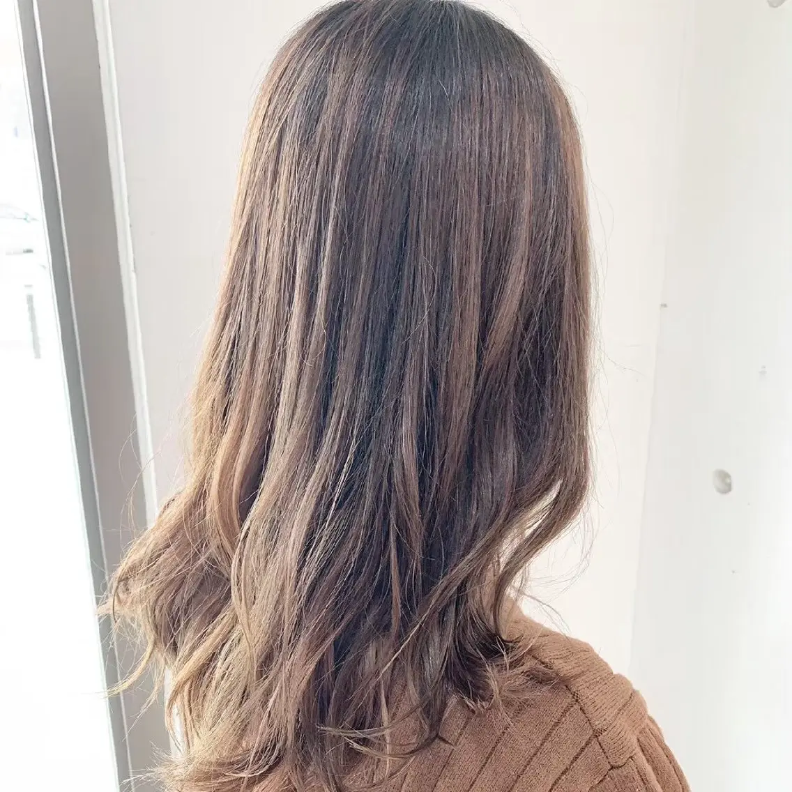 ロング カラー 縮毛矯正/ワンカラー モデル募集🫧羽夏のヘアスタイル