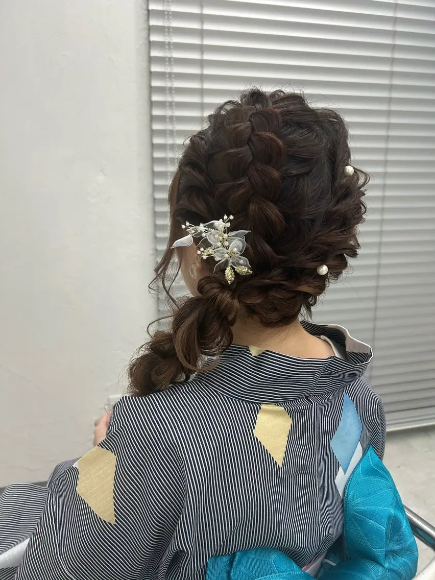 セミロング 田口 莉奈のヘアスタイル