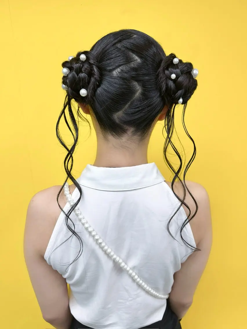 ロング ヘアアレンジ ヘアセット 新宿｜ヘアセット専門 ｜aira*｡ﾟのヘアスタイル