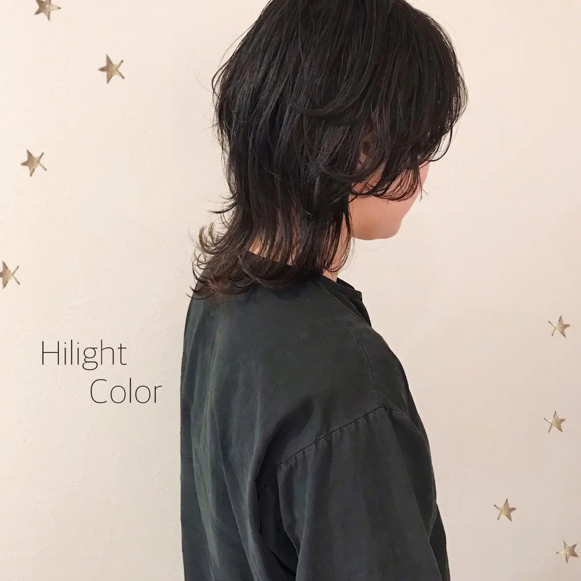 ミディアム カラー カット ヘアカラー 市川 千夏のヘアスタイル