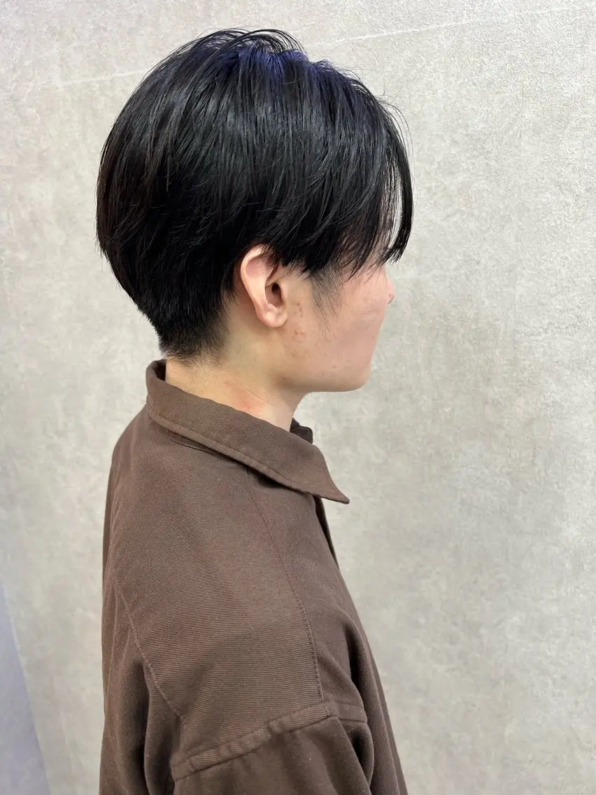 ミディアム メンズ センターパート 🐝Haney .haruka🐝のヘアスタイル