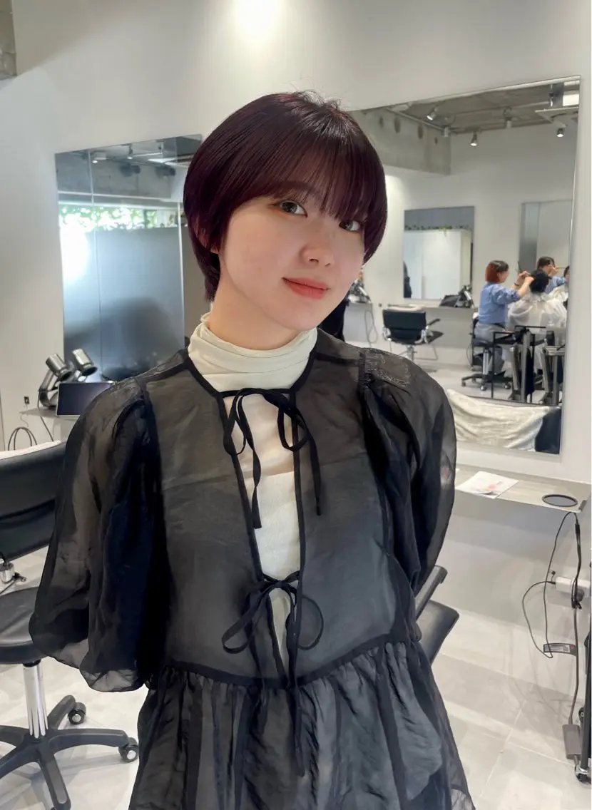 ショート ショートヘア risa 。のヘアスタイル