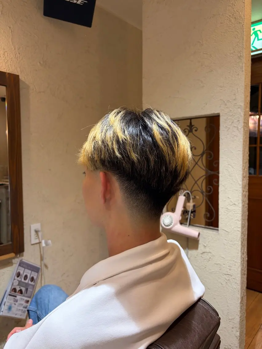 ショート メンズ フェードカット メンズカット／枚方 ／森本修吏のヘアスタイル