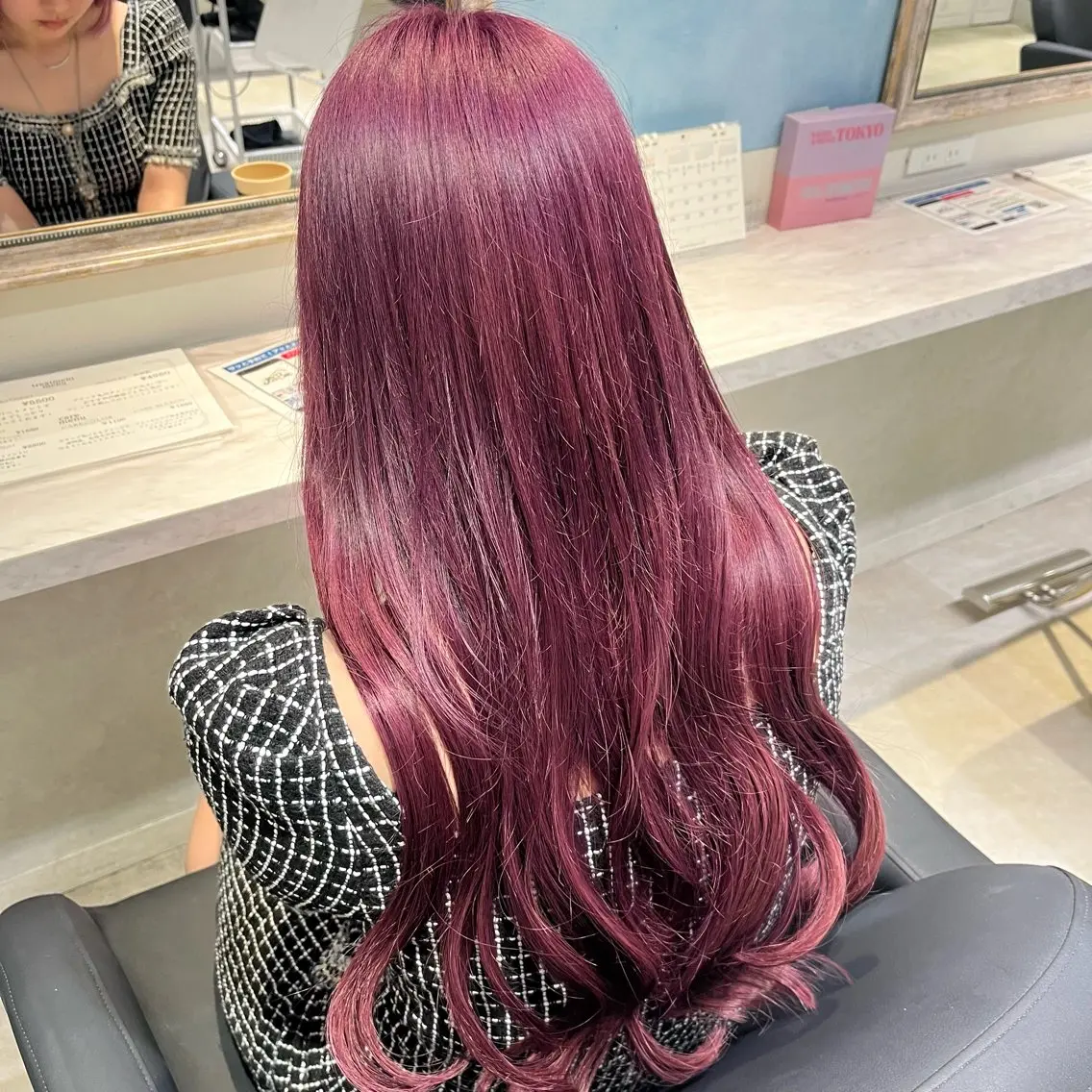 ロング カラー ブリーチ ハイトーンカラー ラベンダーカラー ラベンダーピンク ピンクカラー 💖ブリーチ/暖色 𝐘𝐮𝐢💖のヘアスタイル