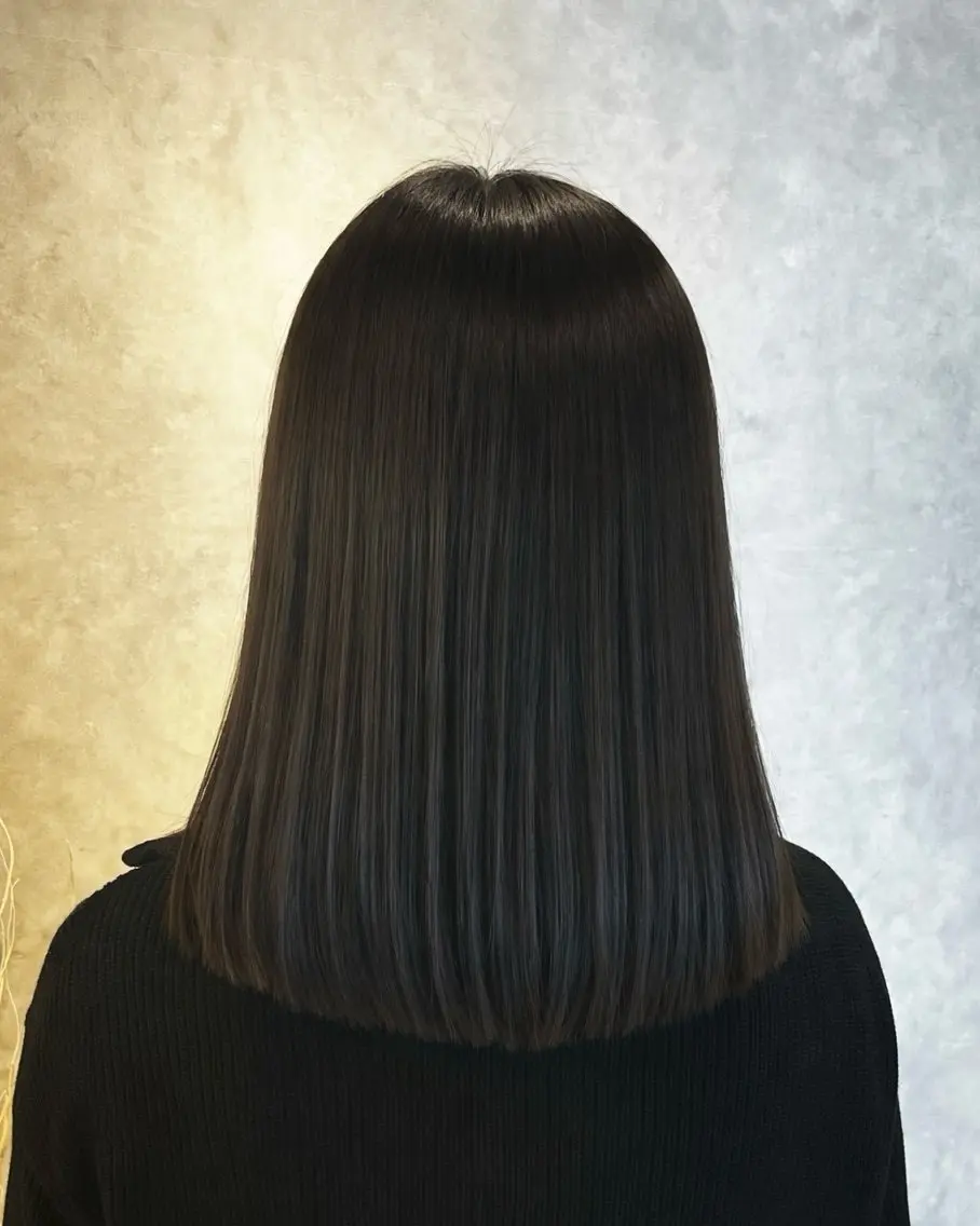 セミロング 山本 悠理のヘアスタイル