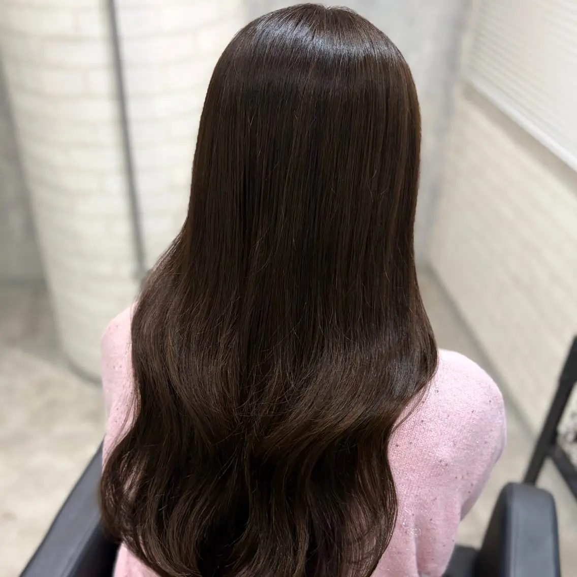 ロング カラー 透明感カラー カット ヘアカラー トリートメント shiori/透明感 /顔周り/髪質改善のヘアスタイル
