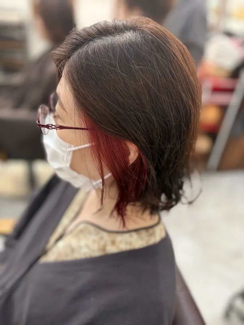 ショート カラー 松木 風夏のヘアスタイル