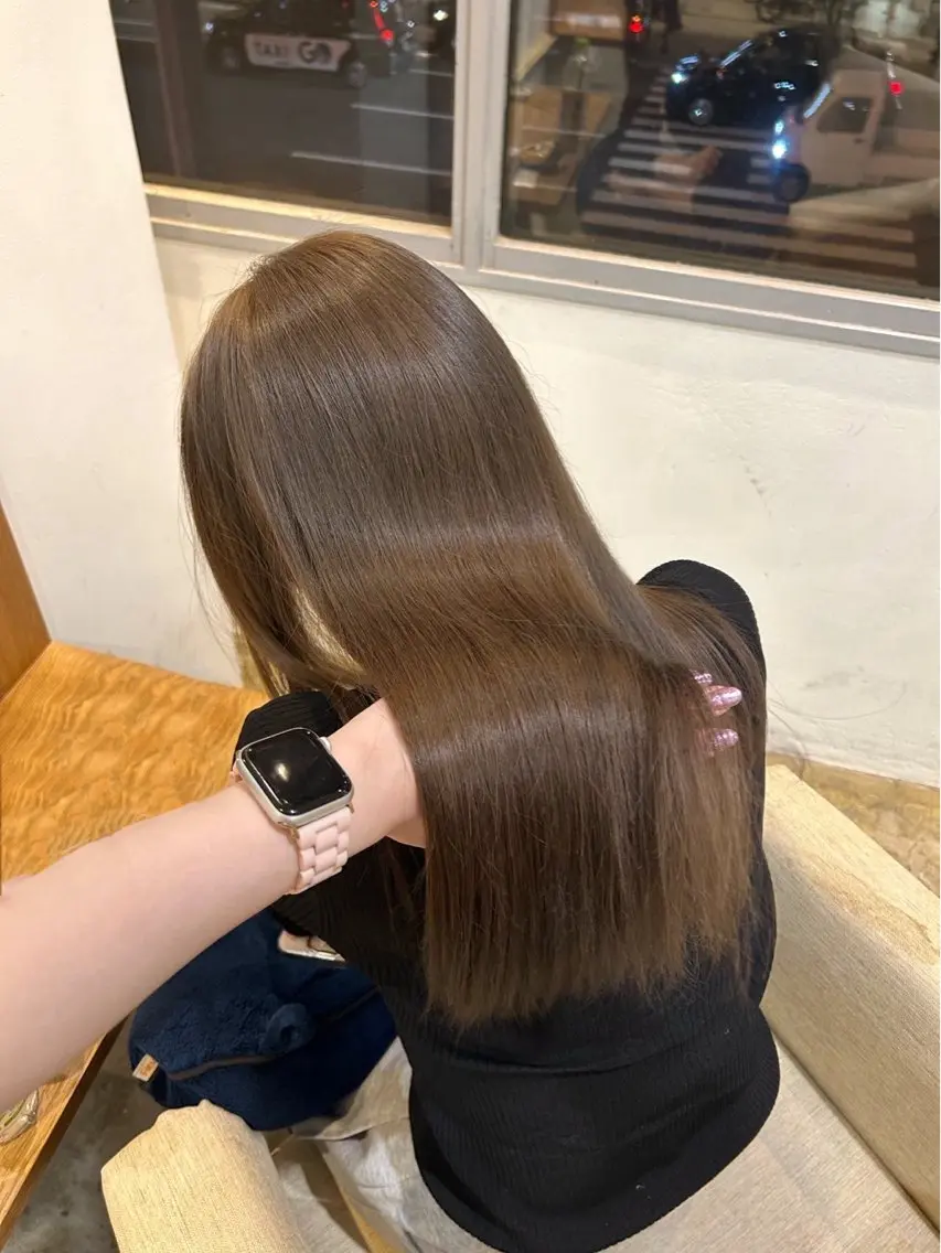 ロング カラー 赤味消し美容師✄﻿ 🍀ヨシノのヘアスタイル