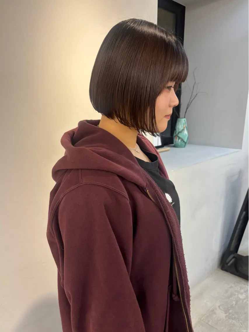 ショート ボブ ボブ 暖色カラー /rinkaのヘアスタイル