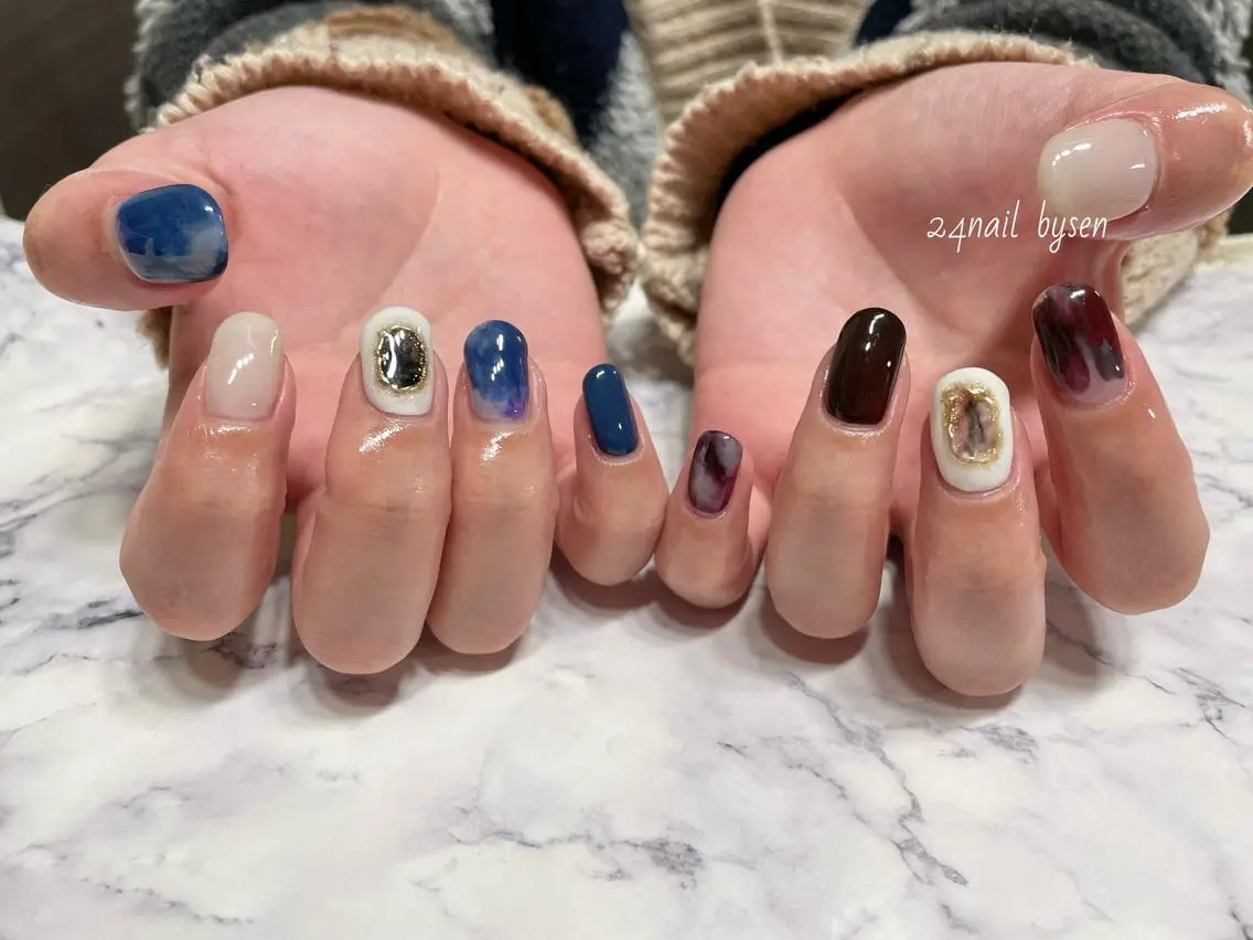 ネイル 持ち込み Atelier by 24nail/Ayaのネイルデザイン