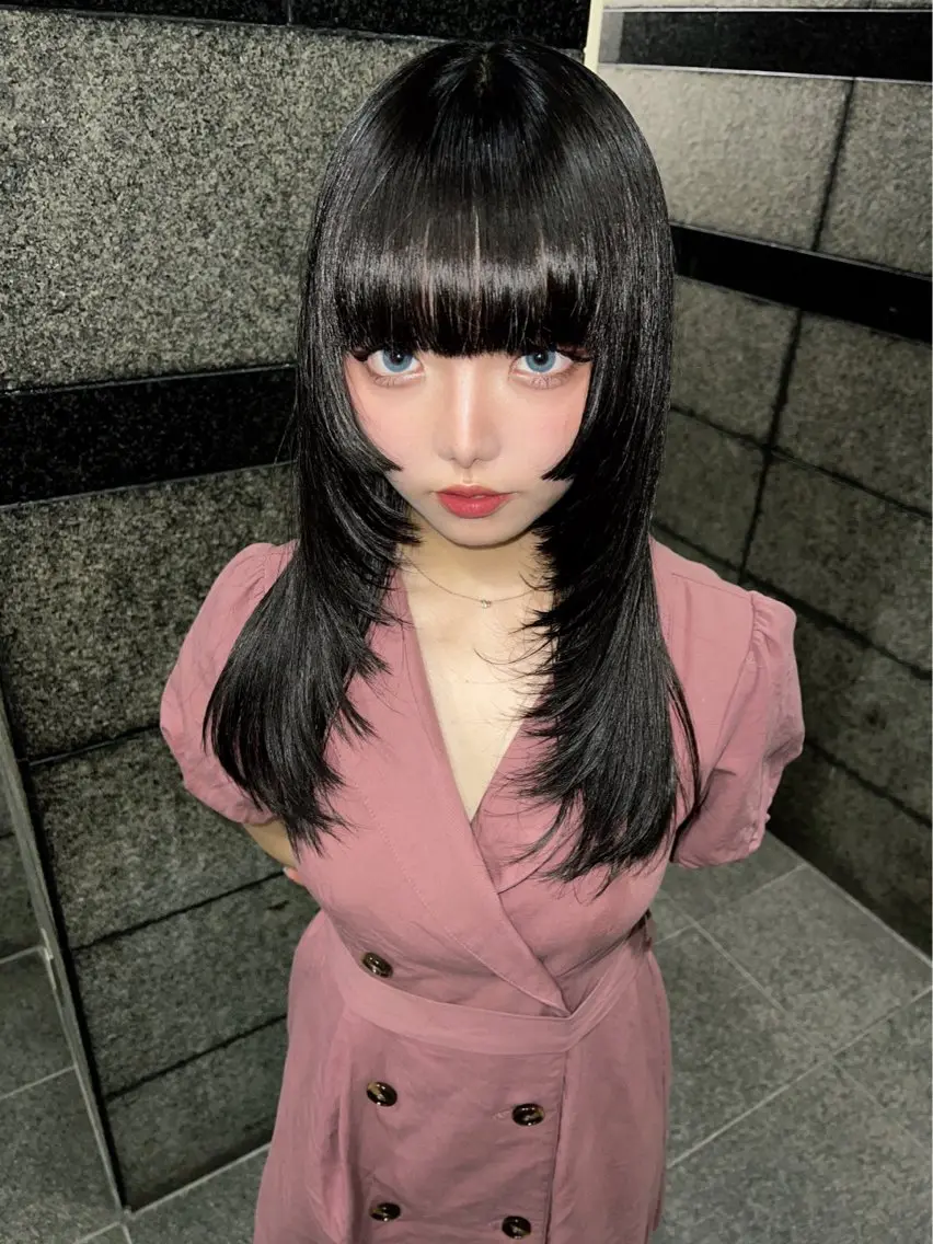 ロング 【ロングウルフカット 姫カット】伊藤裕哉のヘアスタイル