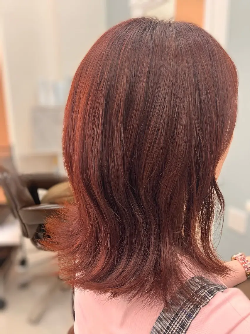 ミディアム トリートメント ヘアカラー 🫧艶カラー osawa🐳🫧のヘアスタイル