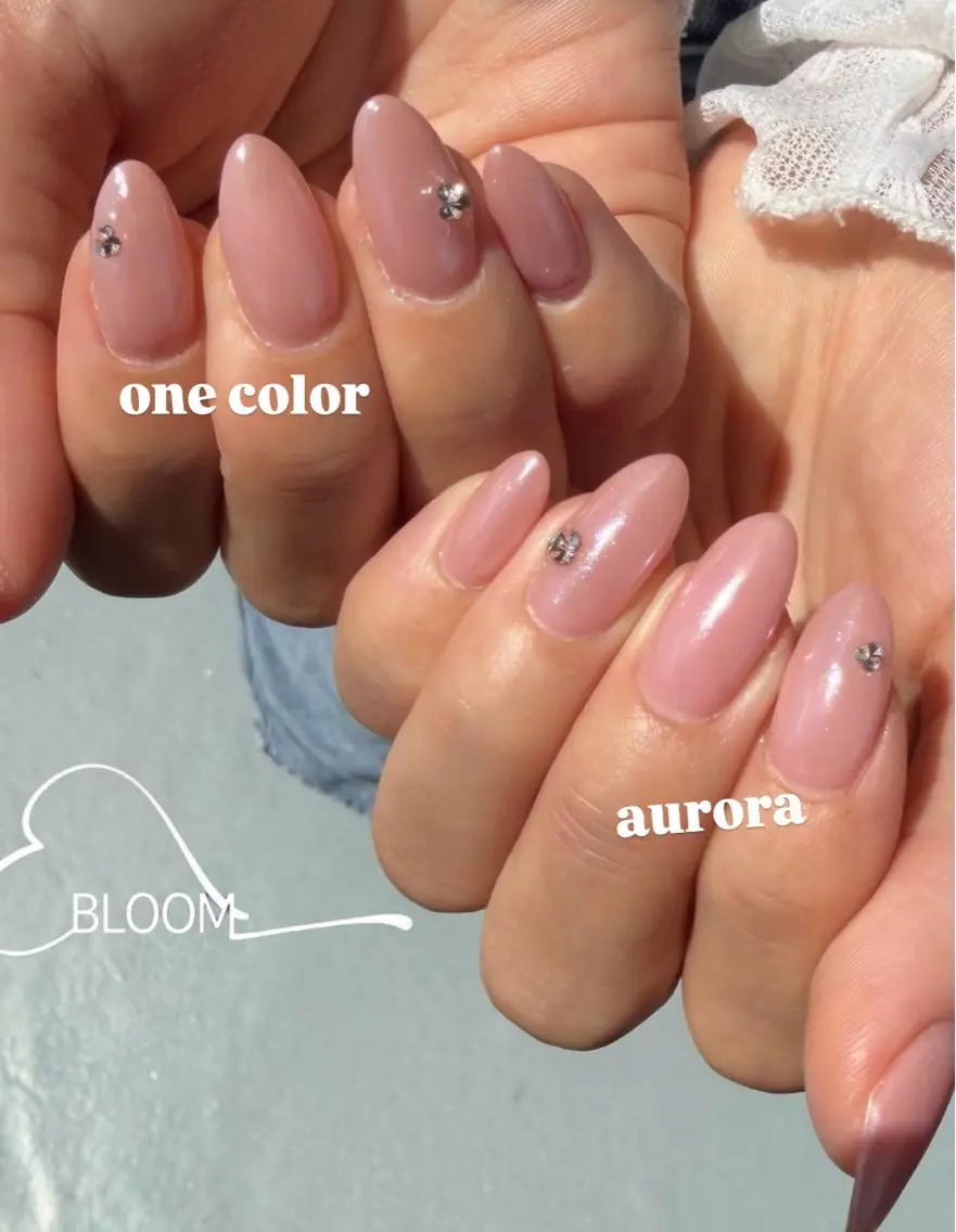ネイル ワンカラーネイル BLOOM. KANAのネイルデザイン