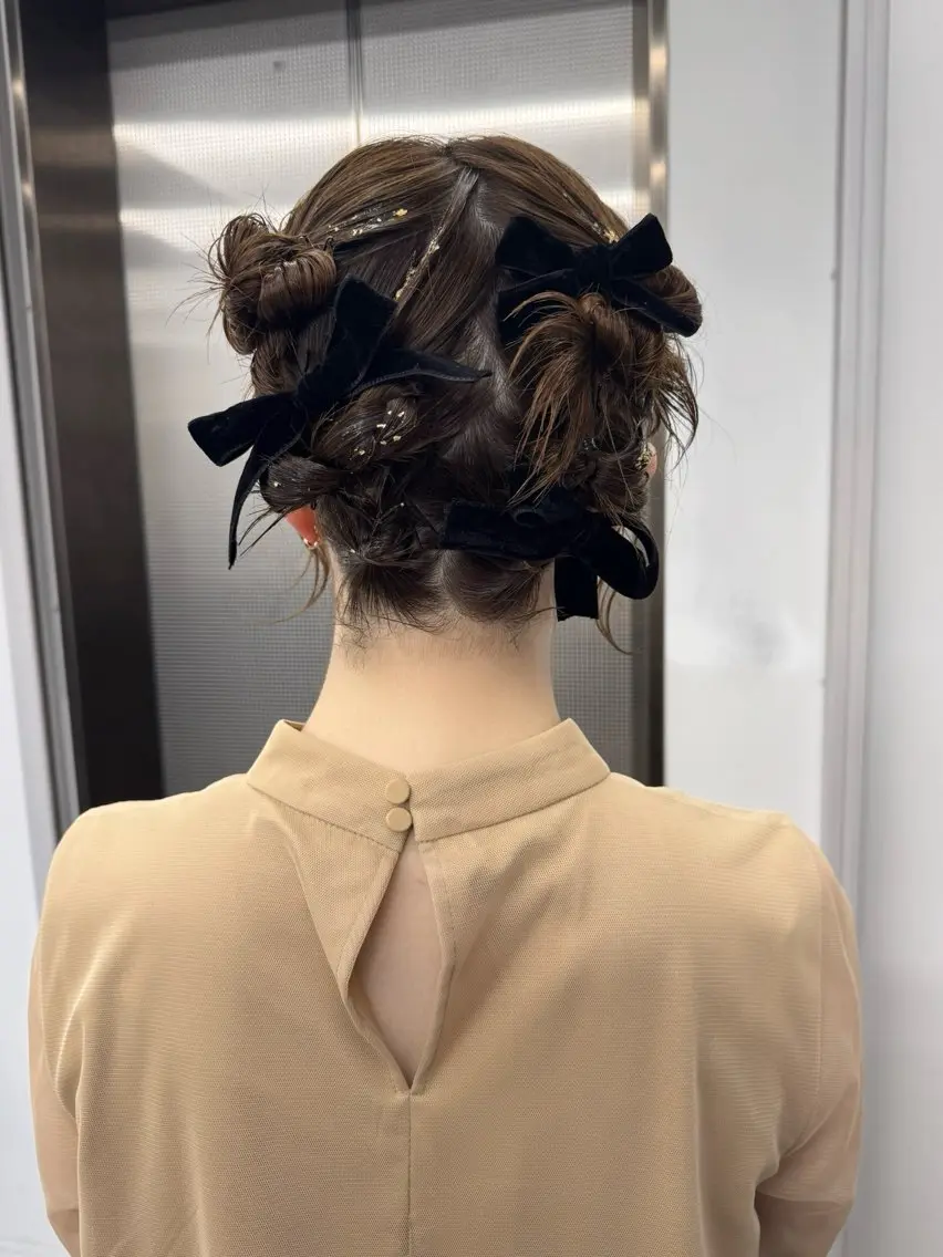 ヘアアレンジ ヘアセット 🩰Nico ☺︎Rukaのヘアスタイル
