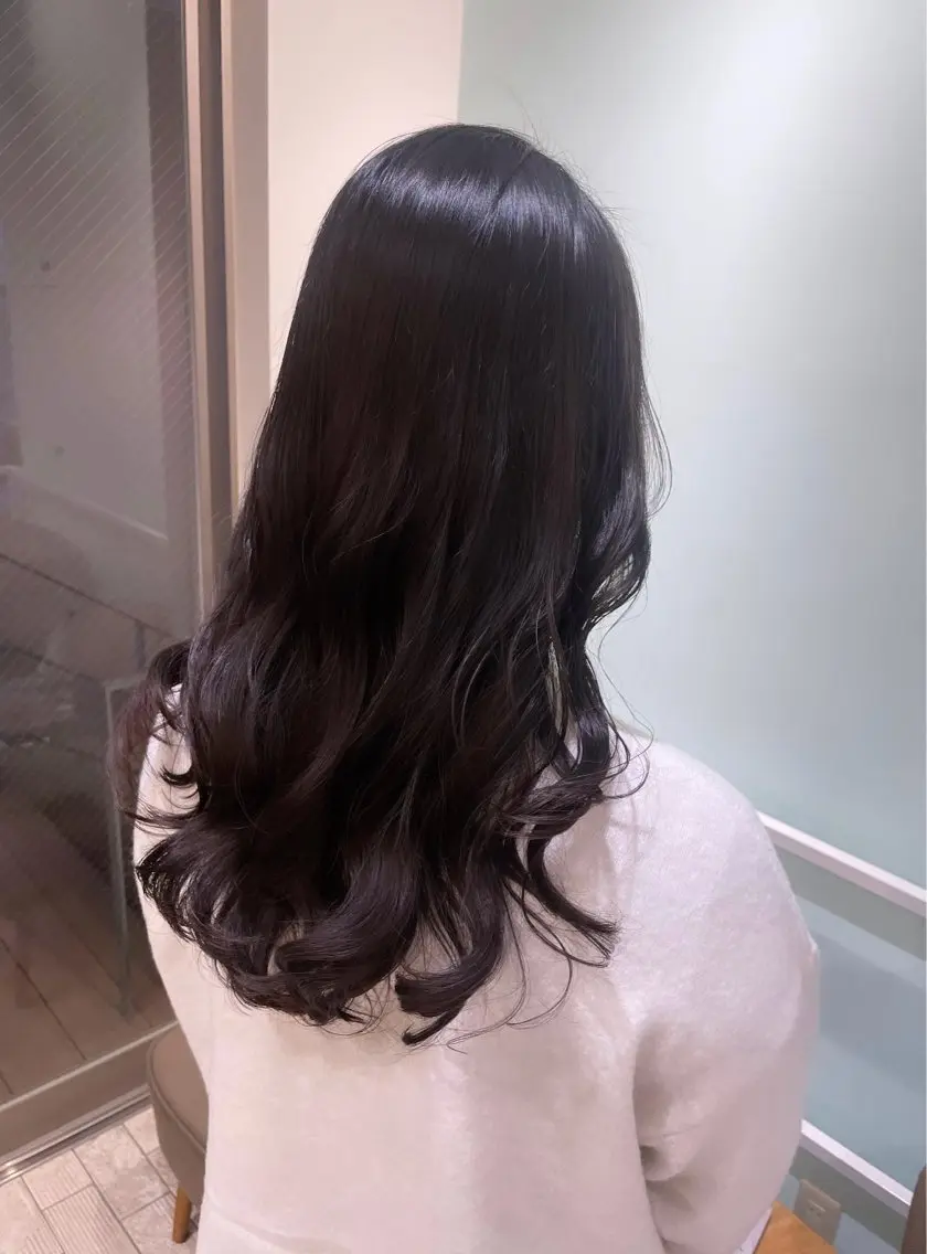 ロング パーマ コテ巻き風パーマ カンノケンタのヘアスタイル