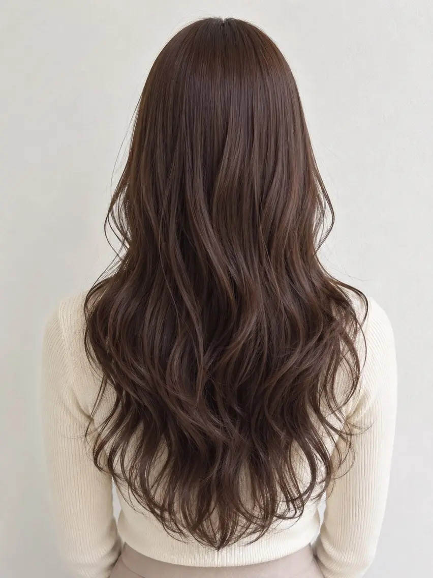 ロング カット ヘアカラー トリートメント 艶カラー /顔周り◎ 小川泰輝🫧のヘアスタイル