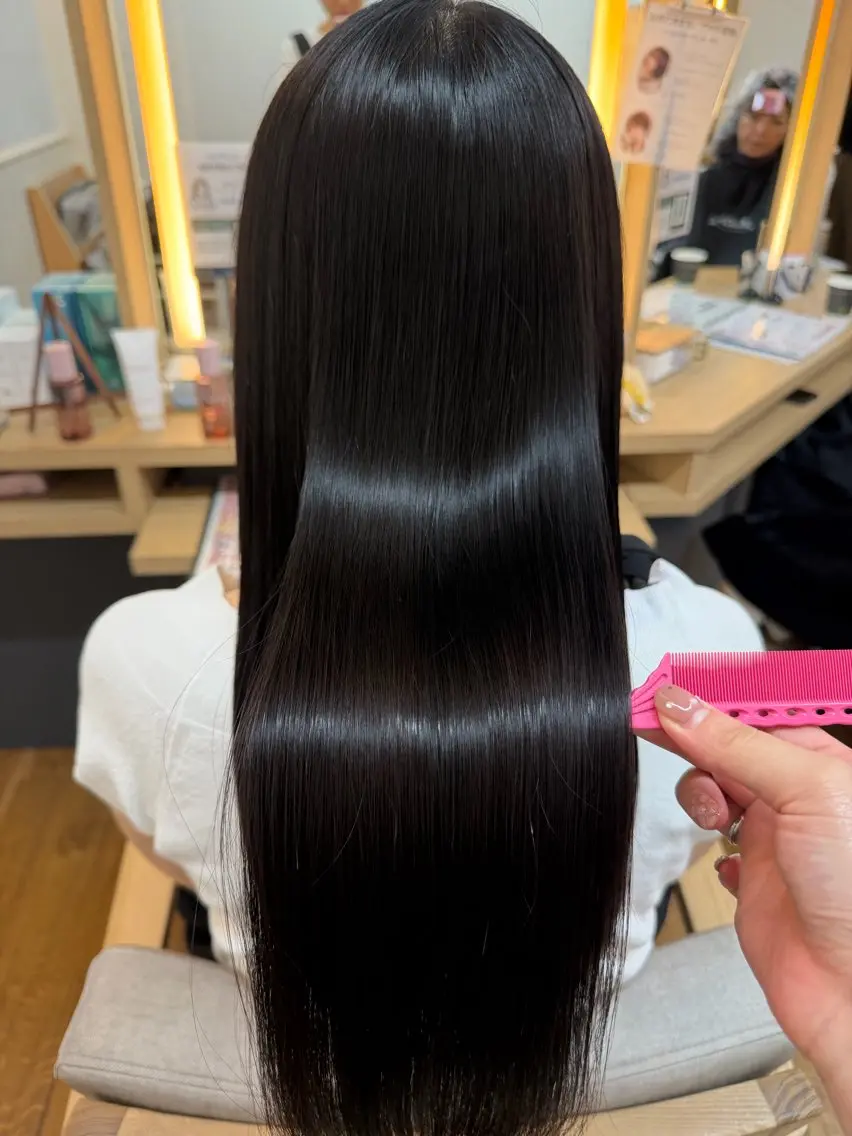 ロング トリートメント ✂︎HITOMI✂︎ 副店長のヘアスタイル