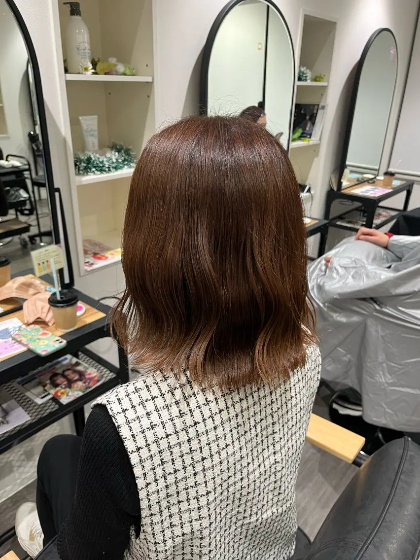 ショート カラー ヘアアレンジ ブラウンカラー 透明感カラー ナチュラルブラウン ヘアカラー トリートメント cocotte 💟草間紫音💟のヘアスタイル