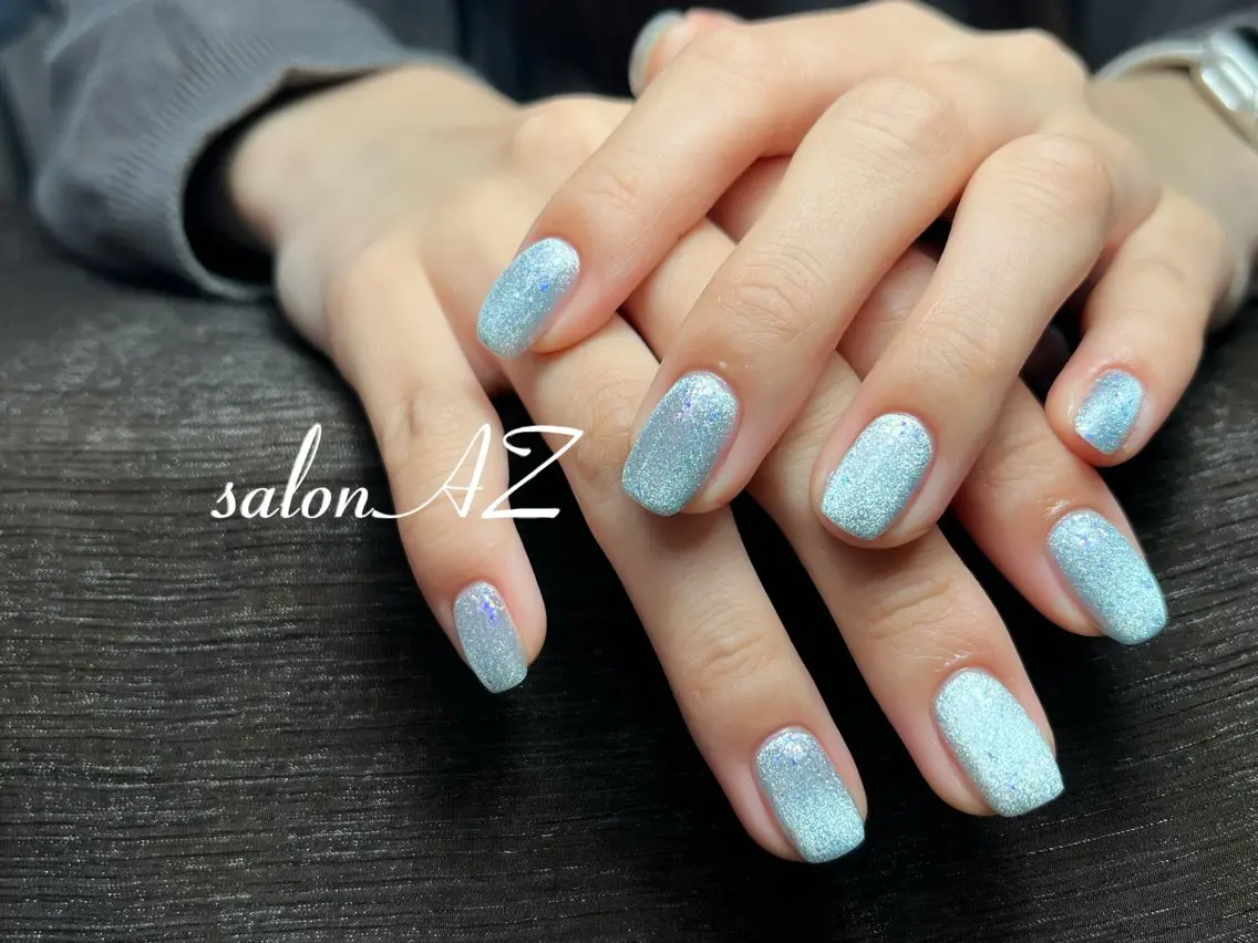 ネイル 長さ出し フットネイル フレンチネイル マグネットネイル ニュアンスネイル ハンドネイル salon AZのネイルデザイン