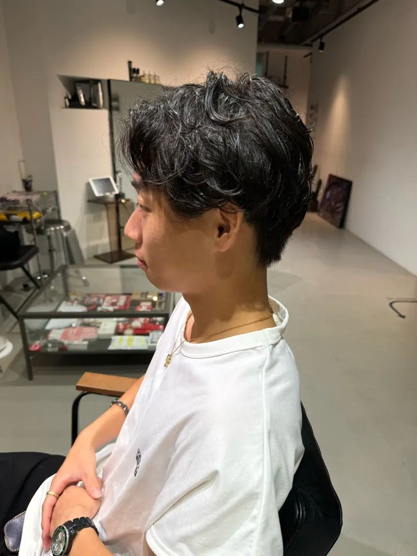パーマ メンズ Mizuki Yajimaのヘアスタイル