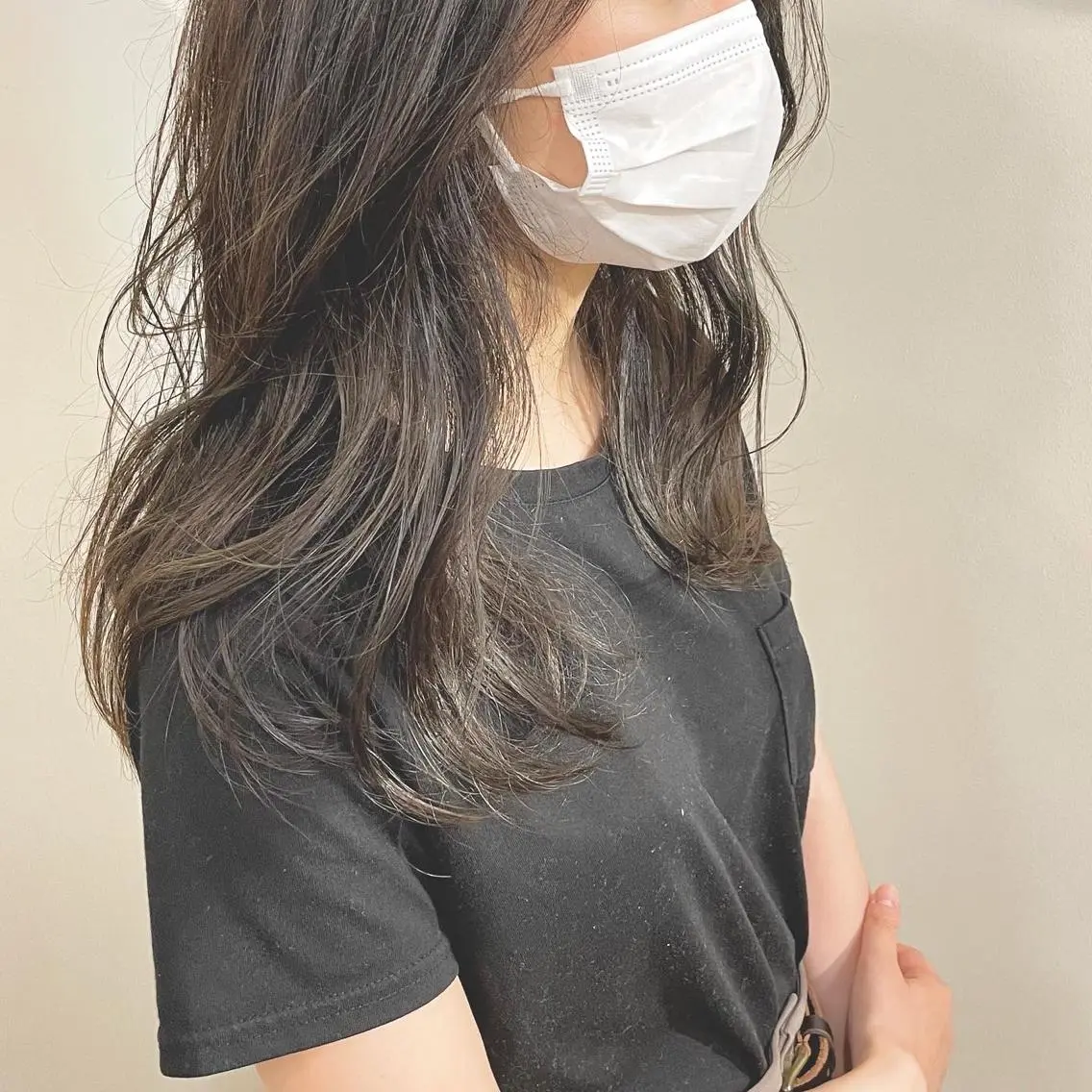 セミロング 顔周りカット レイヤーカット 中里 千尋 /撮影モデル募集のヘアスタイル
