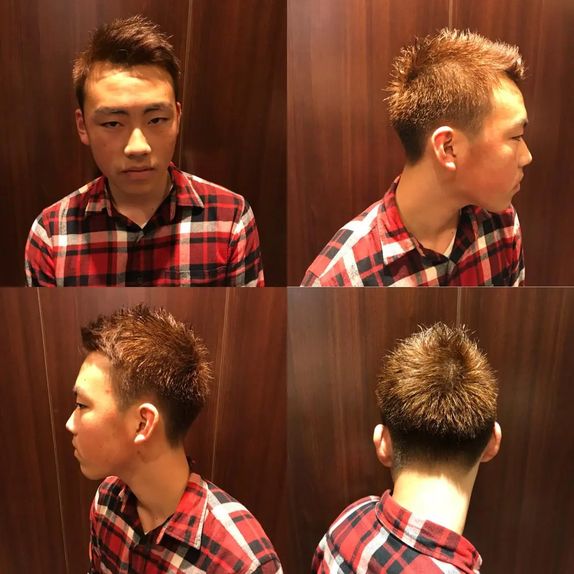 ショート カラー メンズ 高橋 亜美奈のヘアスタイル