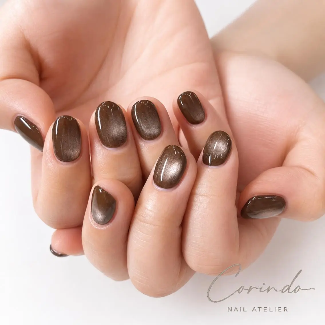 ジェルネイル【オフあり】🩷店長仕上🩷🩵大人気✧マグネット🩵💅HAND💅の写真