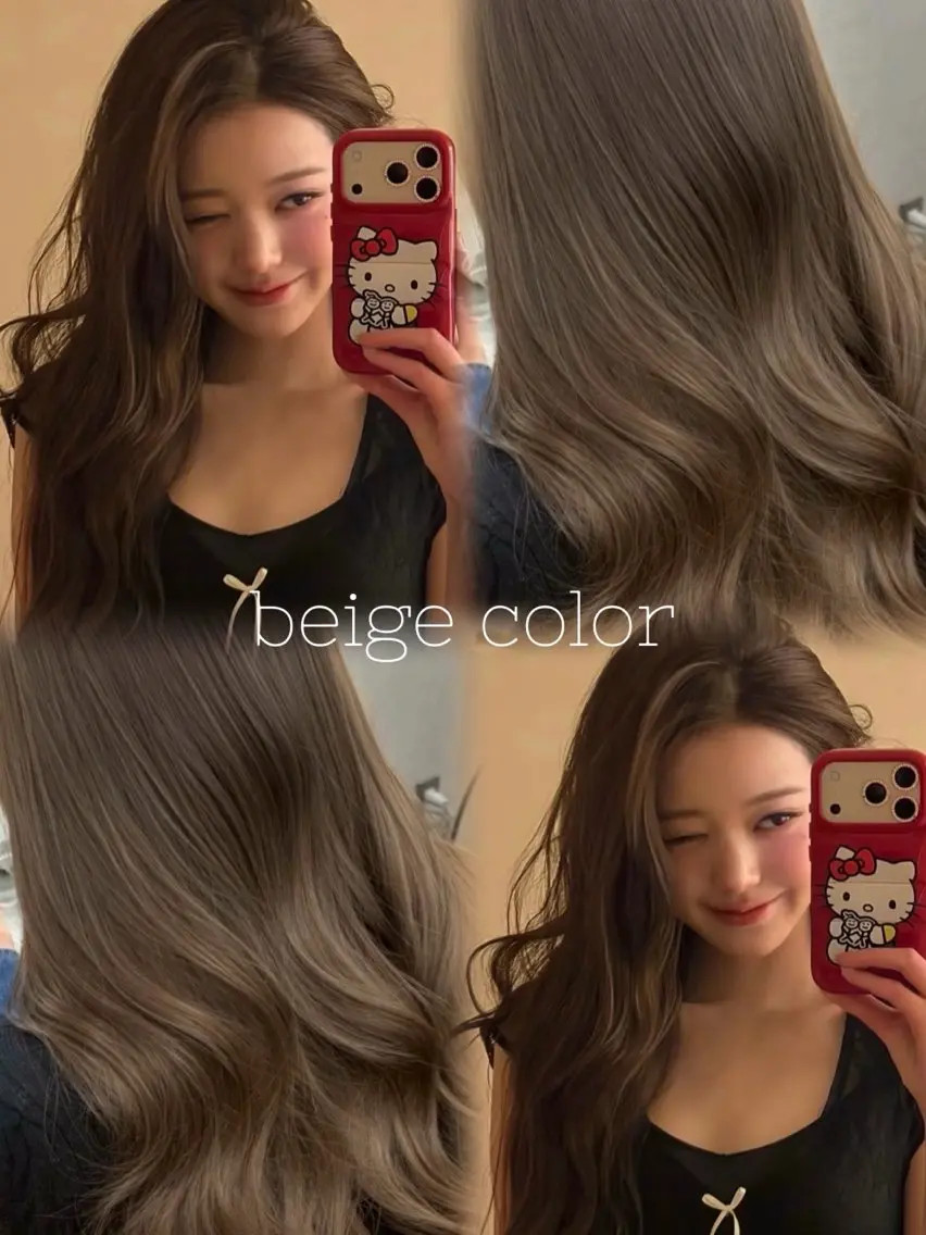 ロング ヘアカラー トリートメント mao 福岡美容師/韓国ヘアのヘアスタイル