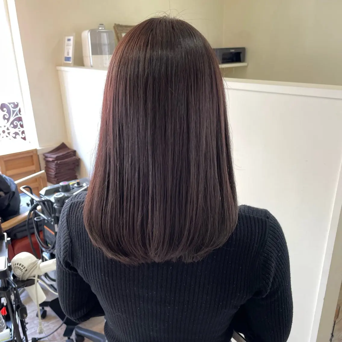 ミディアム アッシュ アッシュグレー アッシュグレージュ 【髪質改善】 Wakanaのヘアスタイル