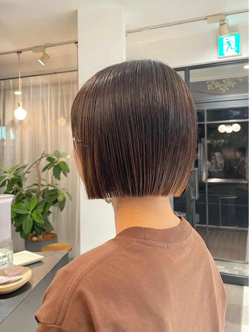 ショート ボブ 西野 優夏のヘアスタイル
