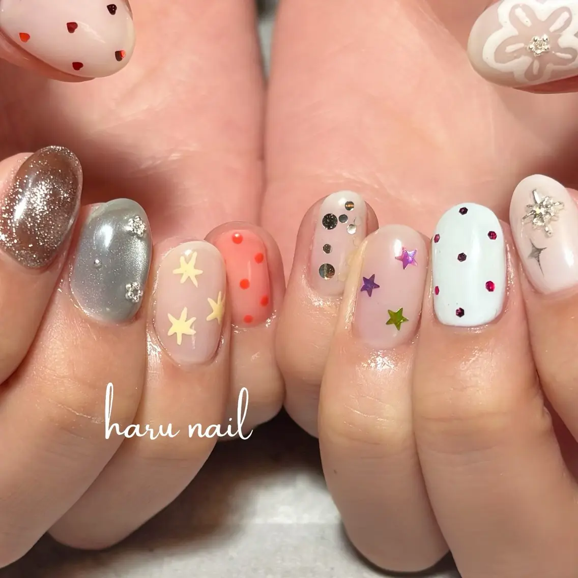 ネイル ハンドネイル harunail Shionのネイルデザイン
