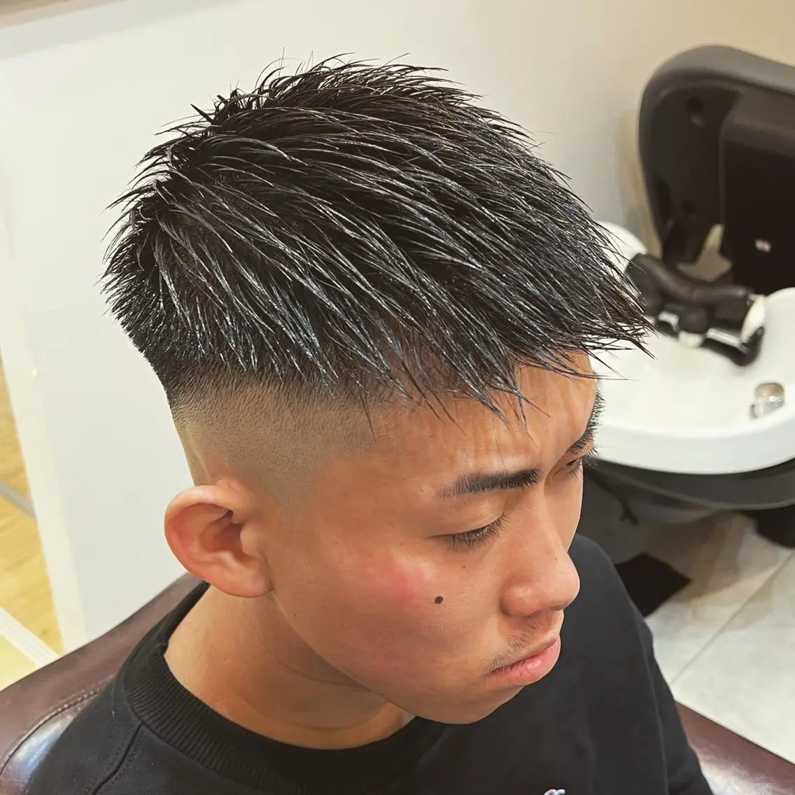 ショート メンズ フェードカット メンズショート ショートヘア Naya Takumaのヘアスタイル