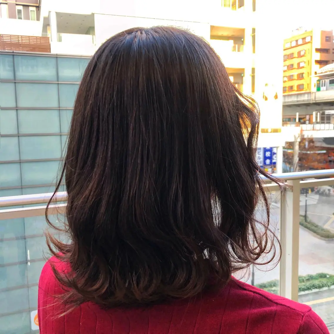 ロング カラー ヘアアレンジ 透明感カラー 美容室sand 横浜のヘアスタイル