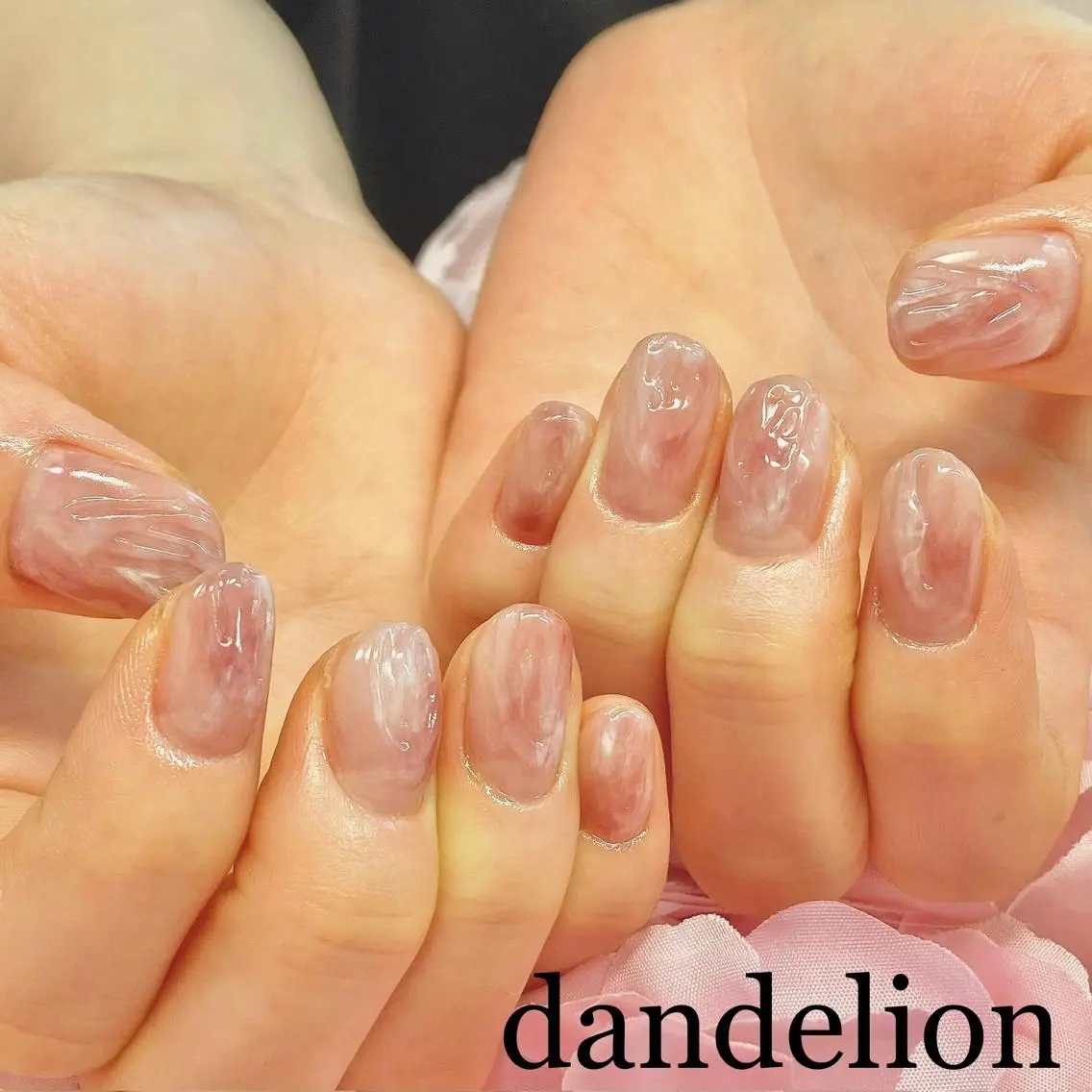 ネイル ハンドネイル ハンドケア dandelion ダンデライオンのネイルデザイン
