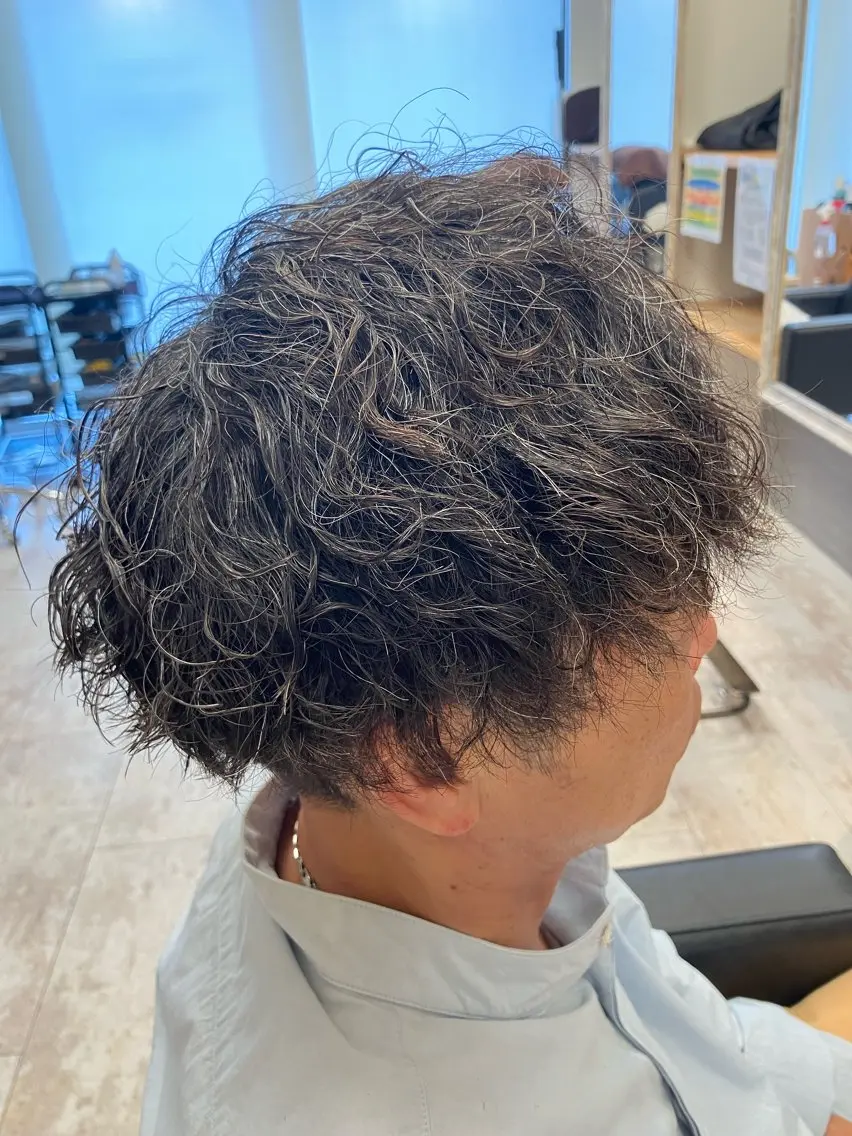 パーマ メンズ カット パーマ メンズ特化/パーマ/ フェードWATARUのヘアスタイル