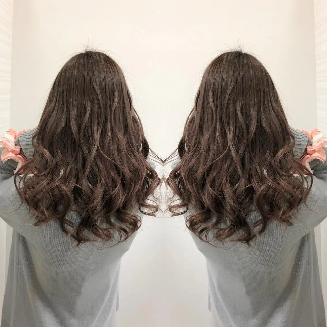 セミロング ヘアカラー 得能 雅人のヘアスタイル