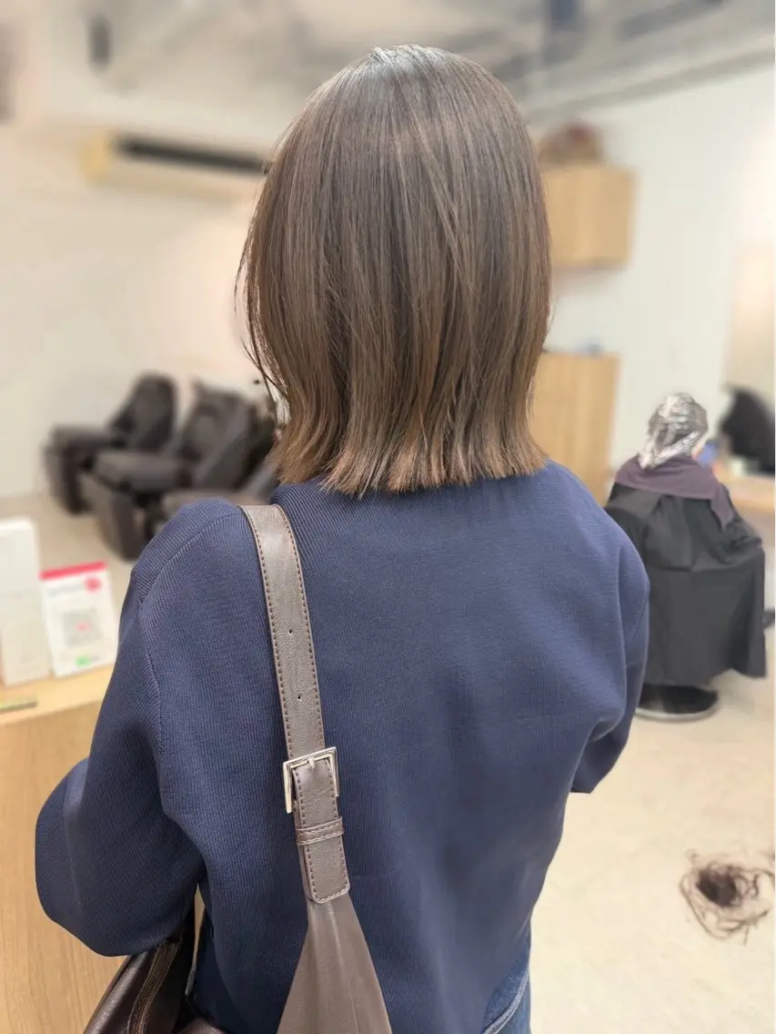 【💓平日限定💓】✨トリートメントで艶々に✨カット+フルカラー+TOKIOトリートメント※ロング料金ありの写真