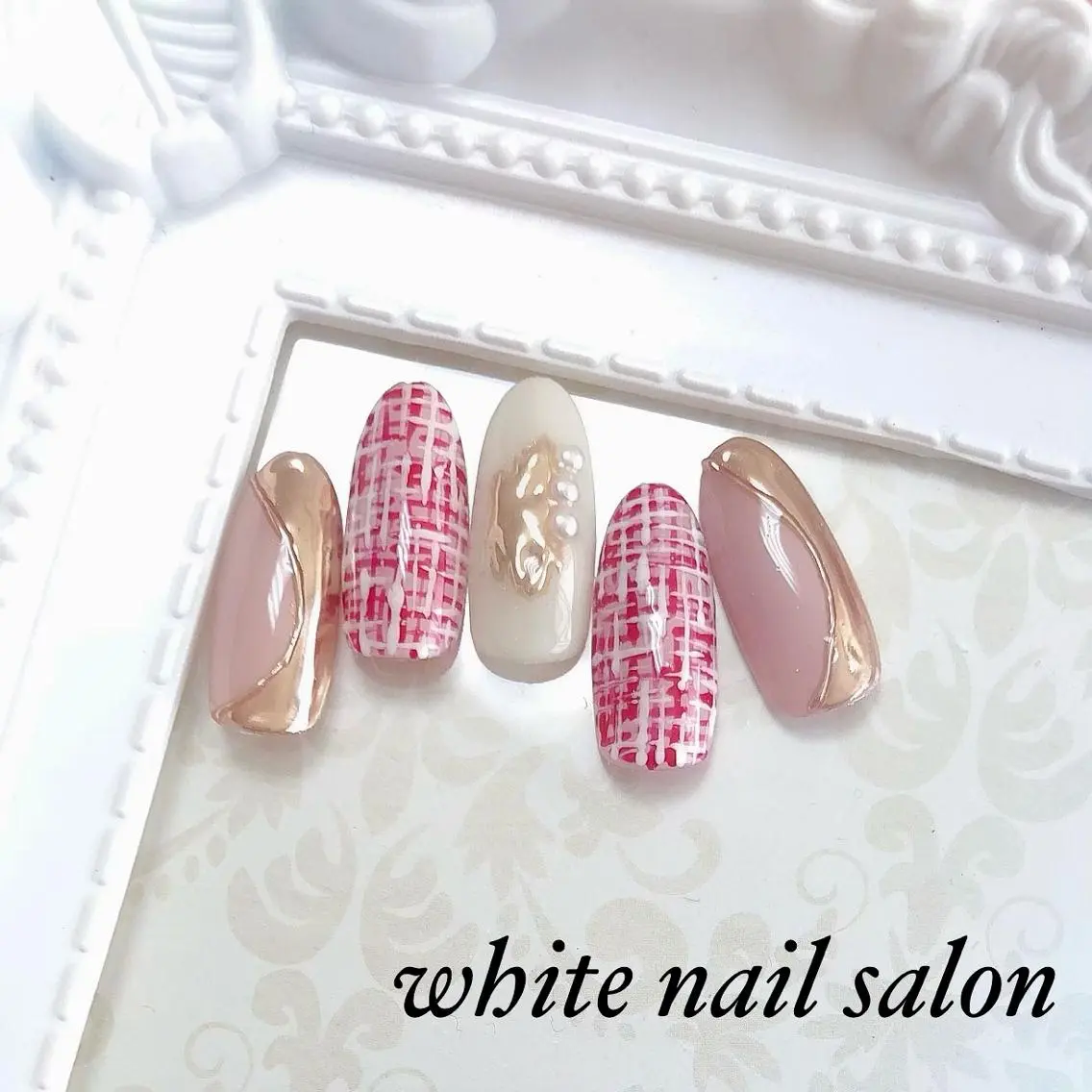 ネイル フットネイル ジェルネイル ハードジェル 持ち込み オフィスネイル white nail salonのネイルデザイン