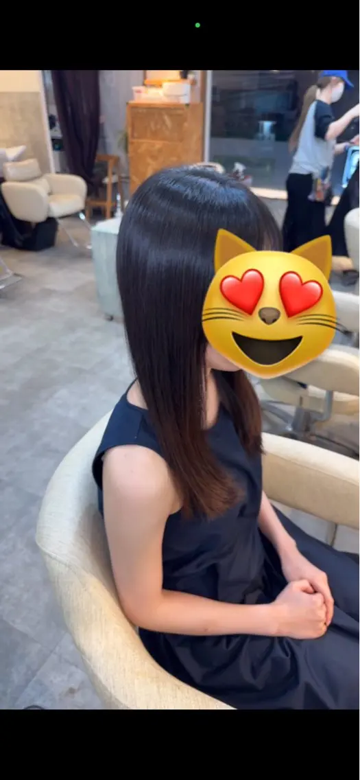 ミディアム 縮毛矯正 𖥔 ݁ ˖✿₊˚⊹ ソウ🌻のヘアスタイル