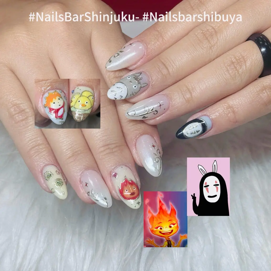 ネイル フラッシュネイル フレンチネイル ジェルネイル ガラスフレンチ 氷ネイル・うるうるネイル NAILS BAR SHINJUKUのネイルデザイン