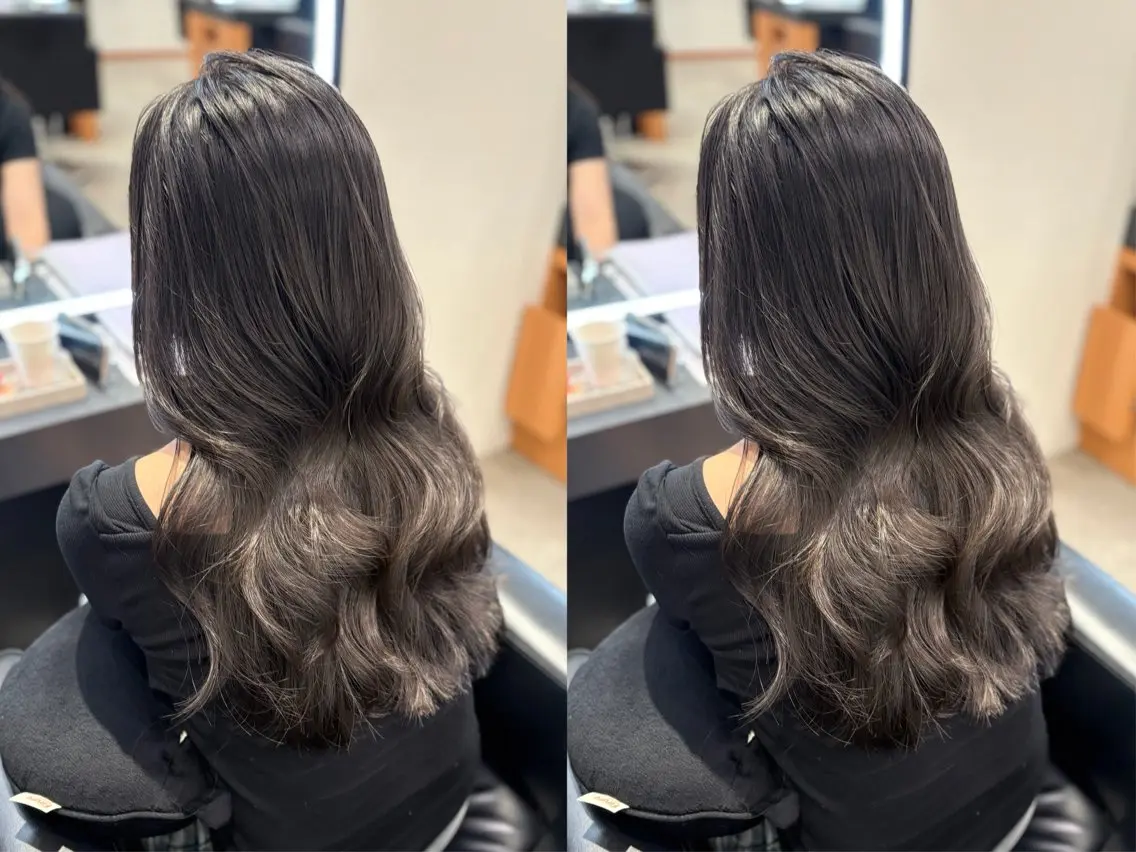 ロング 髪質改善・水素カラー ARIA(ému)のヘアスタイル